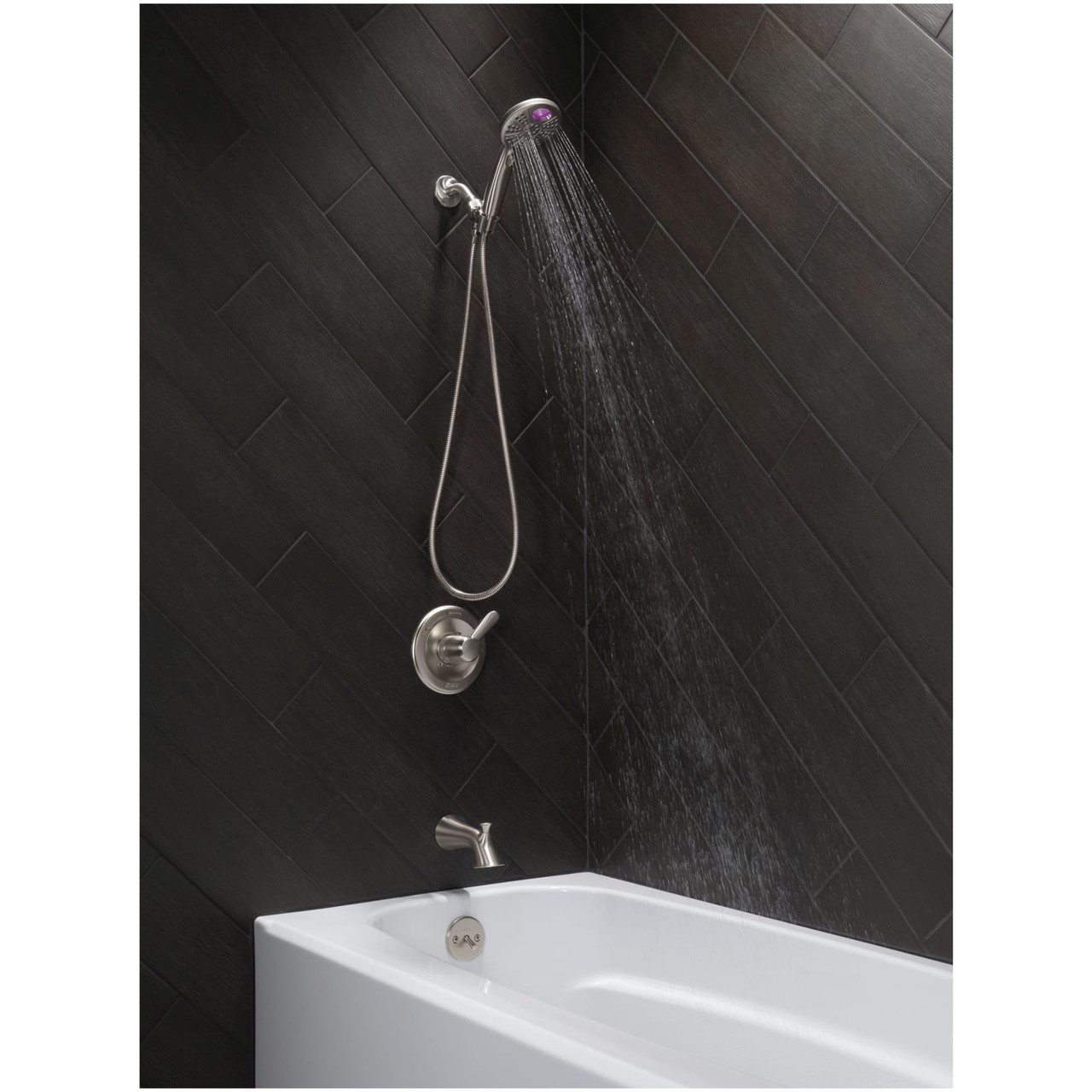 Delta RP6025PNPR Shower Flange in Lumicoat Polished Nickel Finish