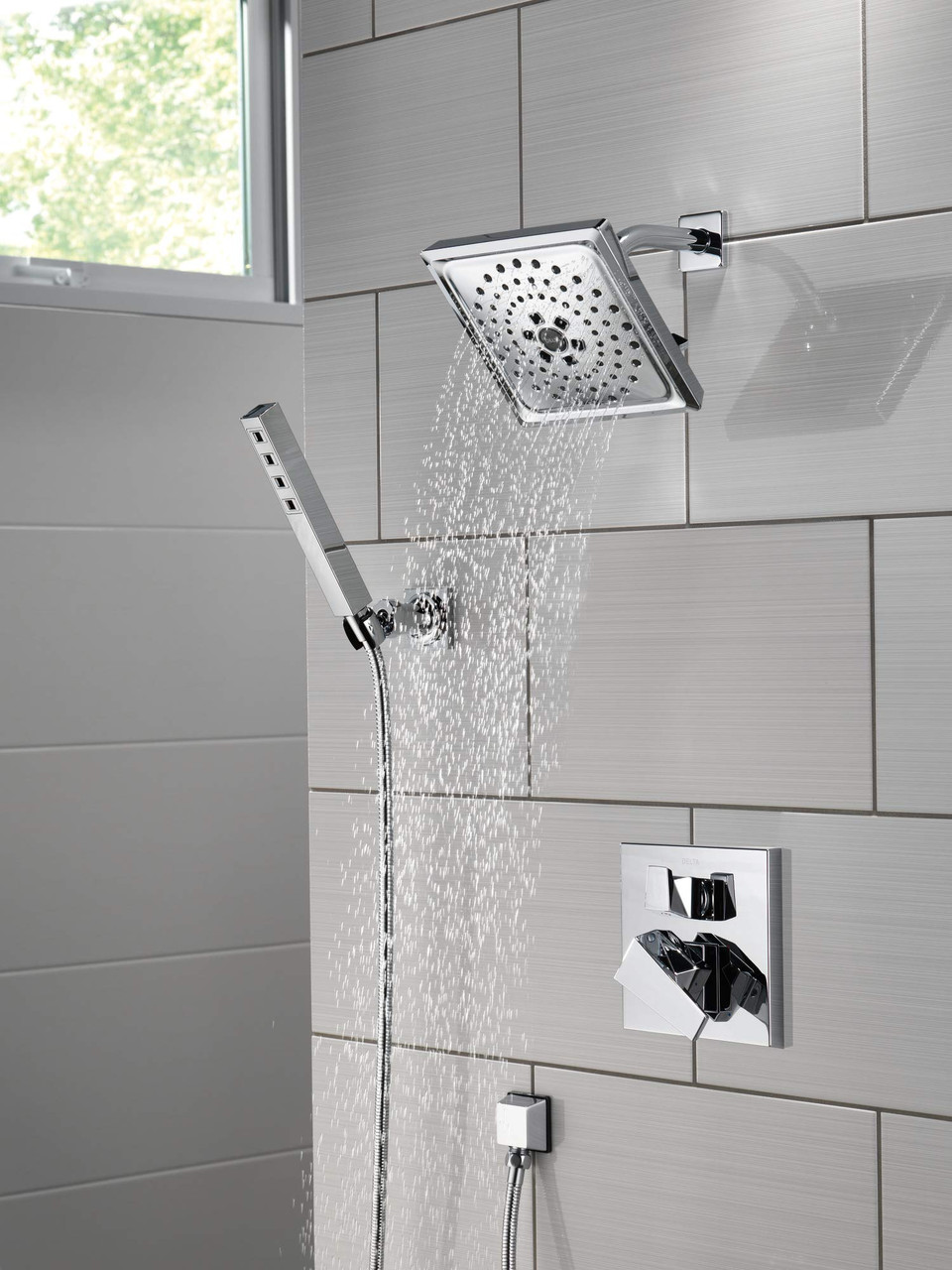 Delta RP6023KS Shower Arm in Black Stainless Finish