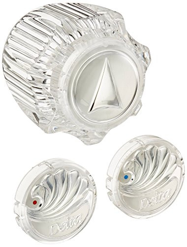 Delta H11 Clear Knob Handle Kit - 2302LF or Bidet in Finishes Finish