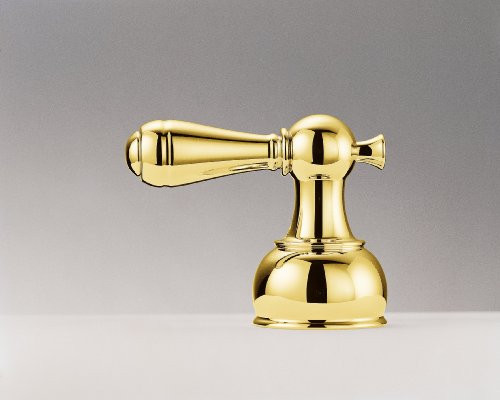 Delta H215PB Metal Lever Handle Set in Polished Brass Finish
