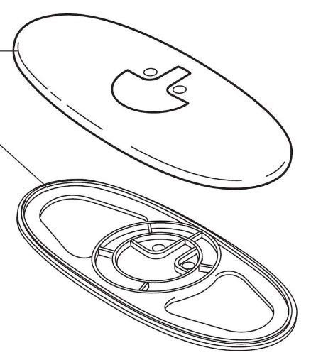 Delta Classic RP47973 Escutcheon w/ Gasket - Bathroom in Chrome Finish