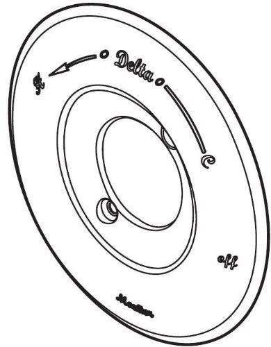 Delta RP34353SS Escutcheon - 14 Series in Stainless Finish