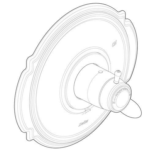 Delta RP54318RB Conversion Kit - 1900 Trim in Venetian Bronze Finish