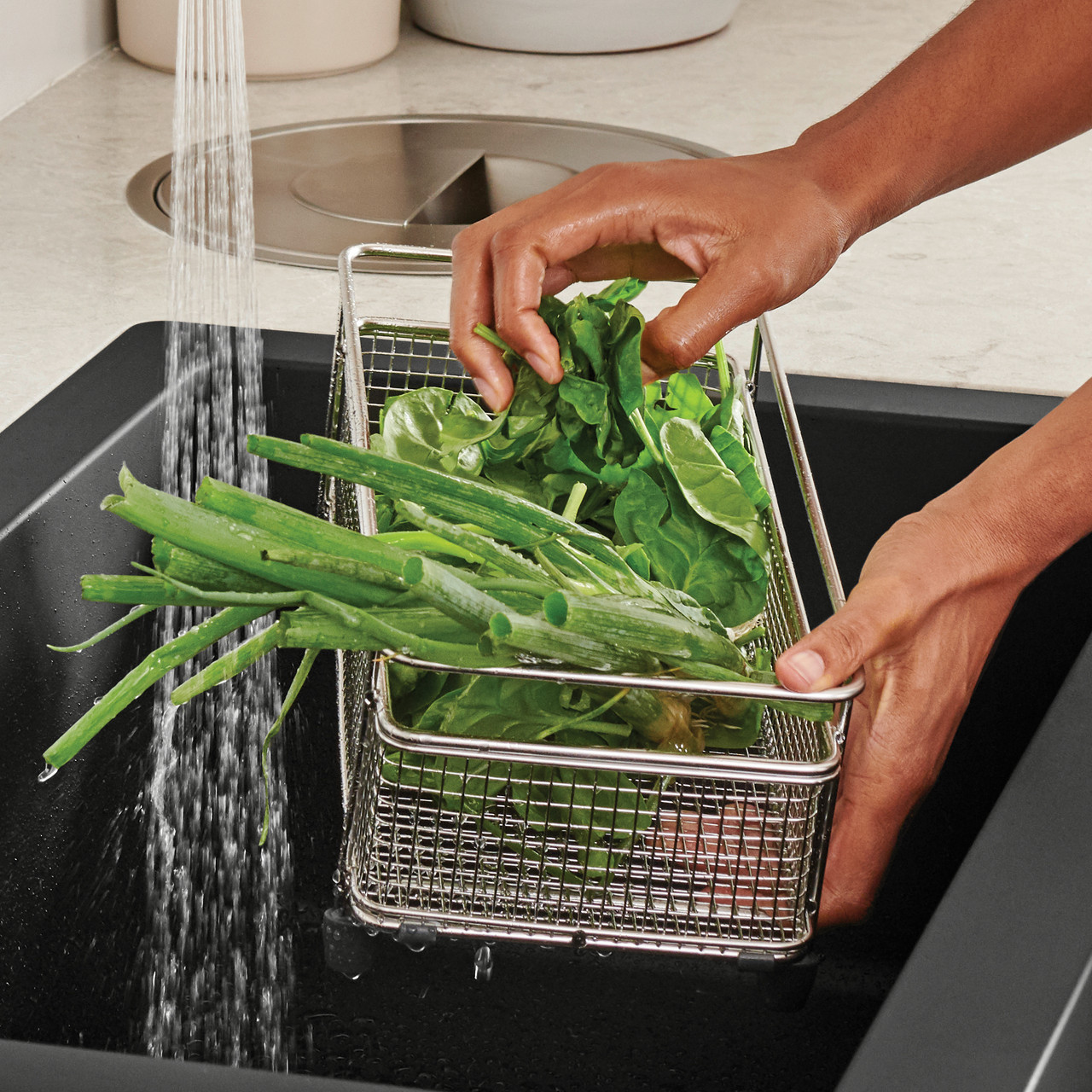 Blanco 406399: Precis Collection Mesh Basket - Stainless Steel