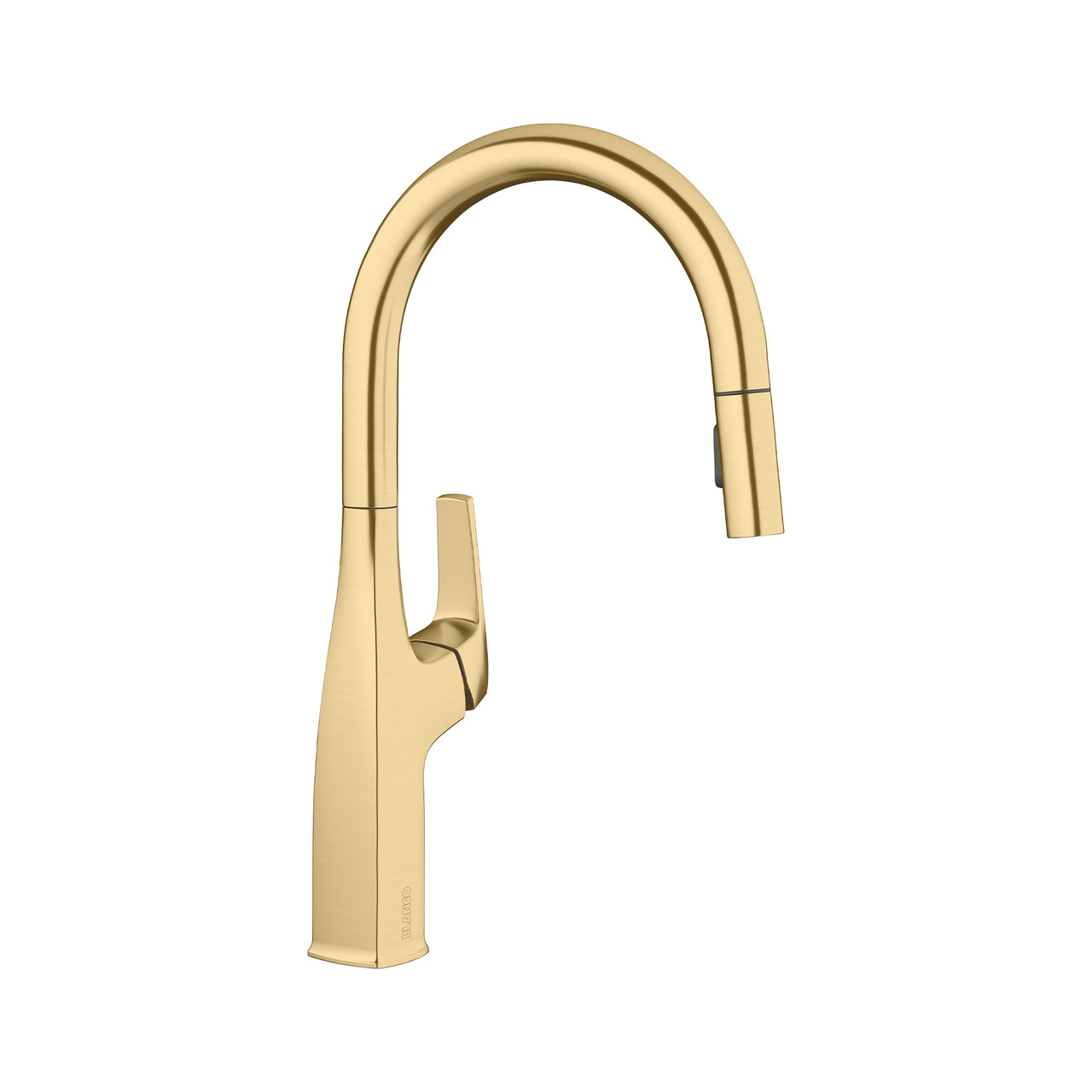 Blanco 442985: Rivana Collection Pull-Down Kitchen Faucet 1.5 GPM - Satin Gold