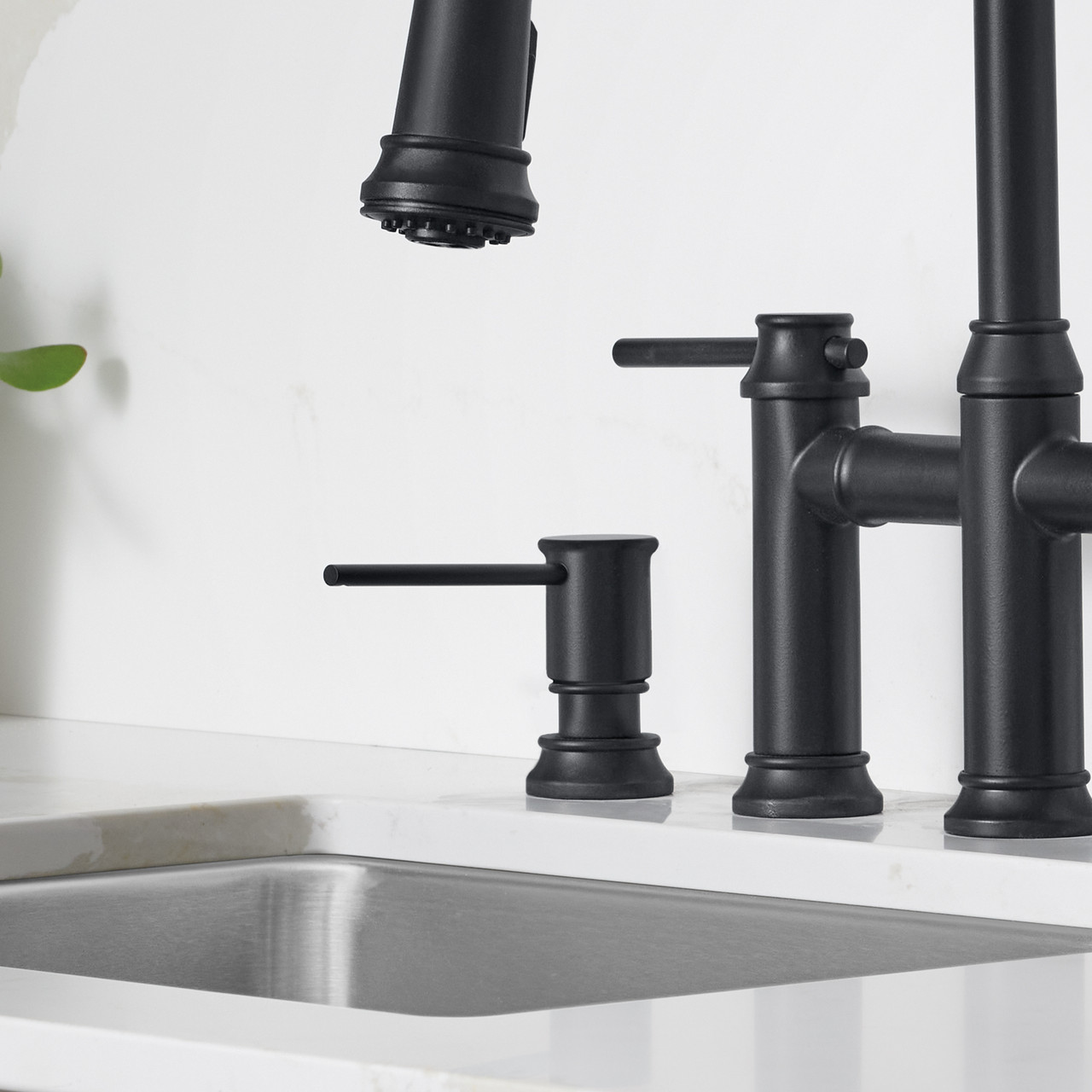 Blanco 443030: Empressa Collection Soap Dispenser - Matte Black