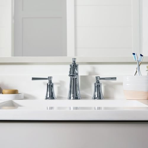 hansgrohe 04774000 Joleena Widespread Faucet 100 with Pop-Up Drain, 1.2 GPM in Chrome