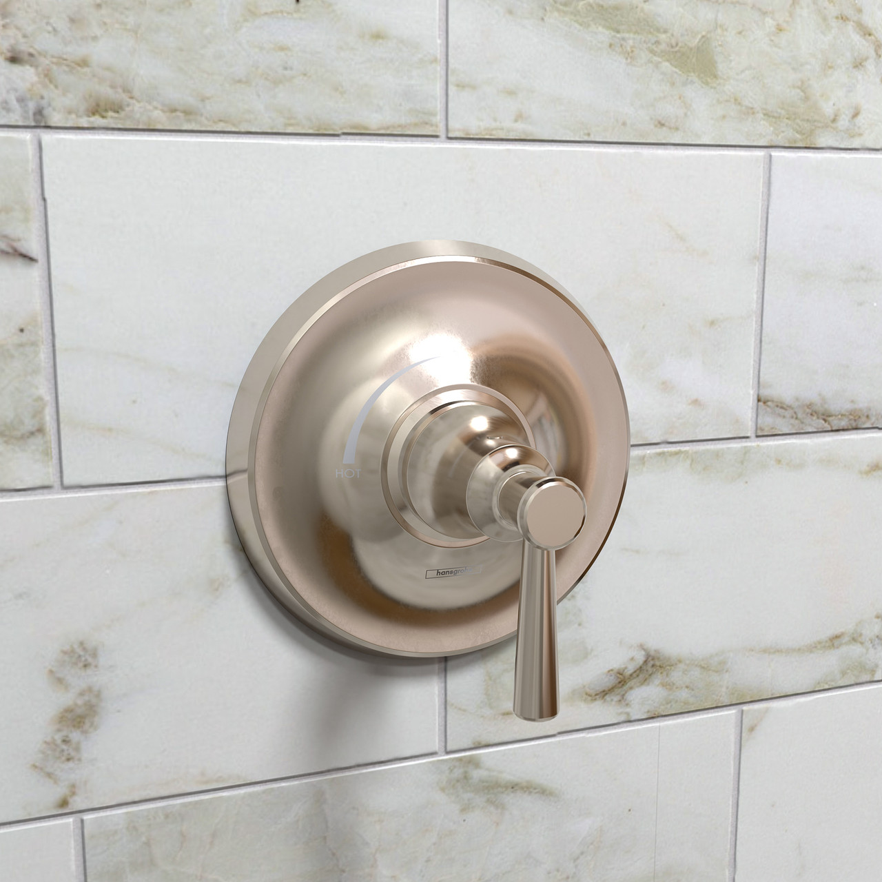 Hansgrohe 04779830 Joleena Pressure Balance Trim in Polished Nickel