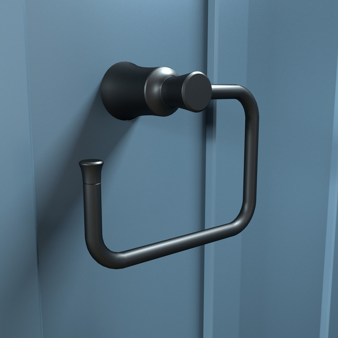 Hansgrohe 04786670 Joleena Towel Ring in Matte Black