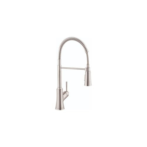 Hansgrohe 04792800 Joleena Semi-Pro Kitchen Faucet, 2-Spray, 1.75 GPM in Steel Optic