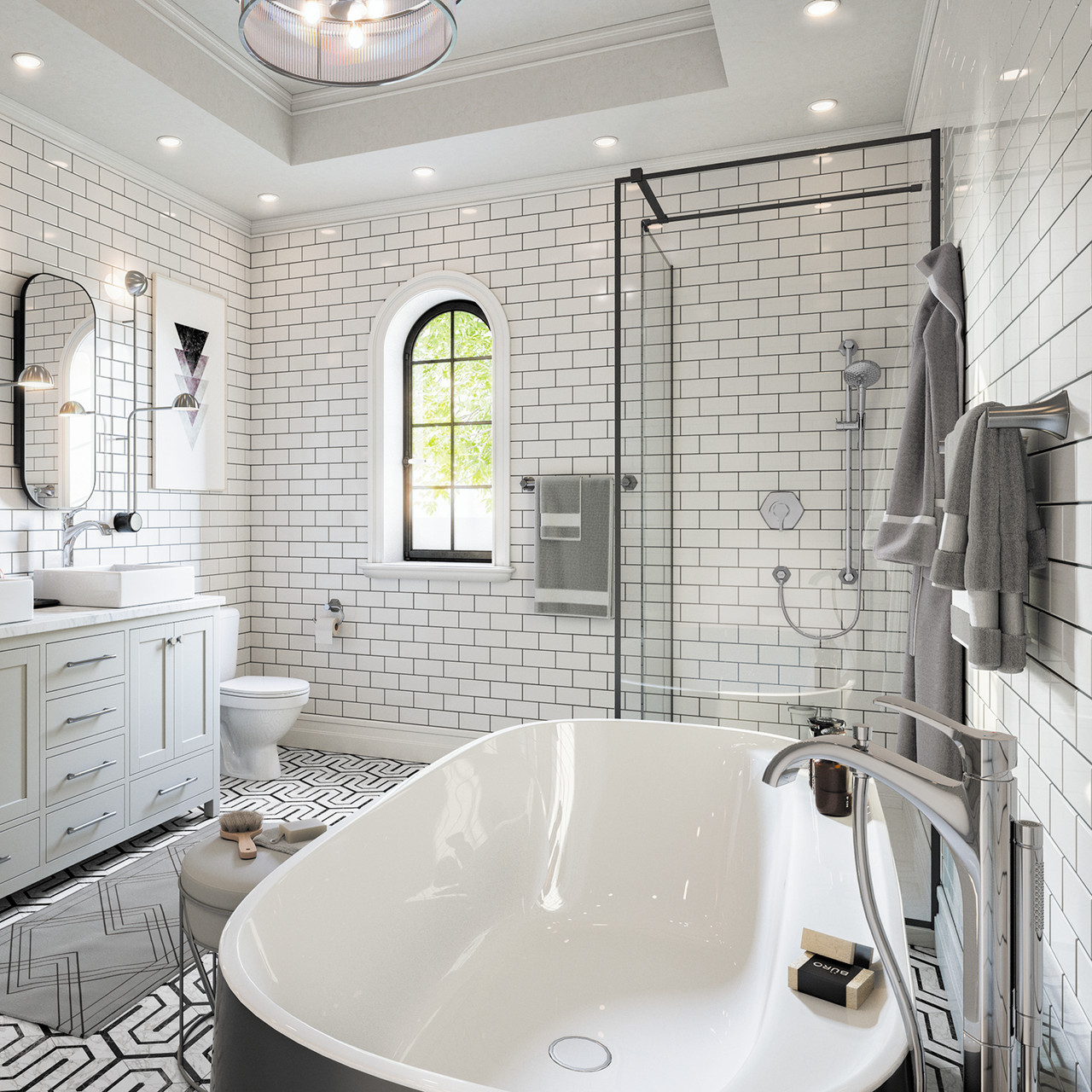 Hansgrohe 04836830 Locarno Towel Ring in Polished Nickel