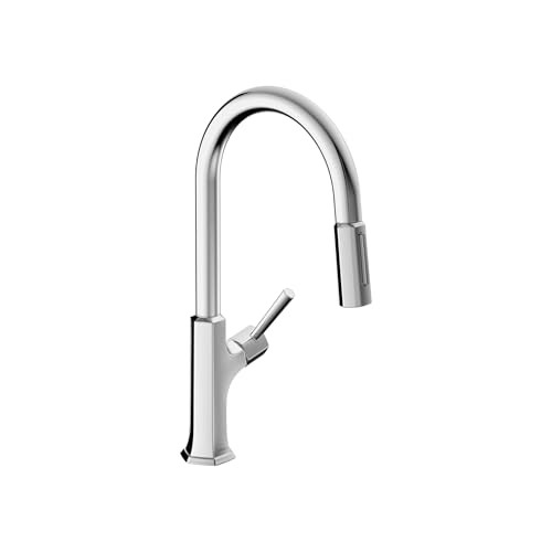 Hansgrohe 04852000 Locarno High Arc Kitchen Faucet, 2-Spray Pull-Down, 1.75 GPM in Chrome