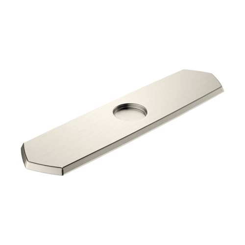 Hansgrohe 04856800 Locarno Base Plate for Single-Hole Kitchen Faucets, 10" in Steel Optic