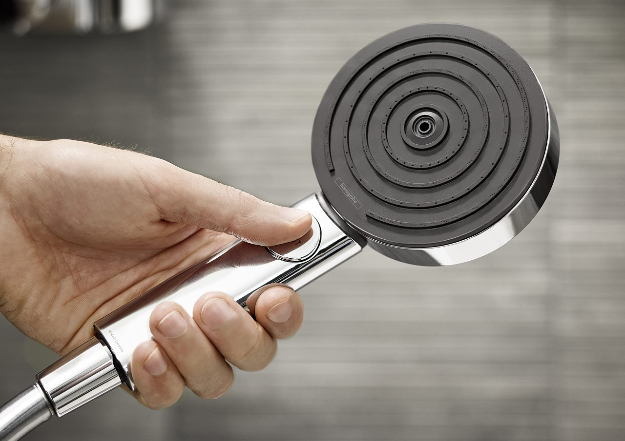 Hansgrohe 24111001 Pulsify S Handshower 105 3-Jet, 2.5 GPM in Chrome