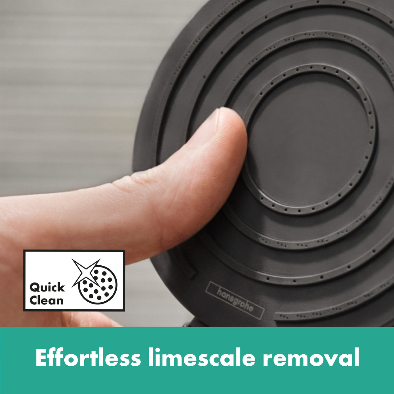 Hansgrohe 24131821 Pulsify S Shower Head 105 1-Jet, 2.5 GPM in Brushed Nickel