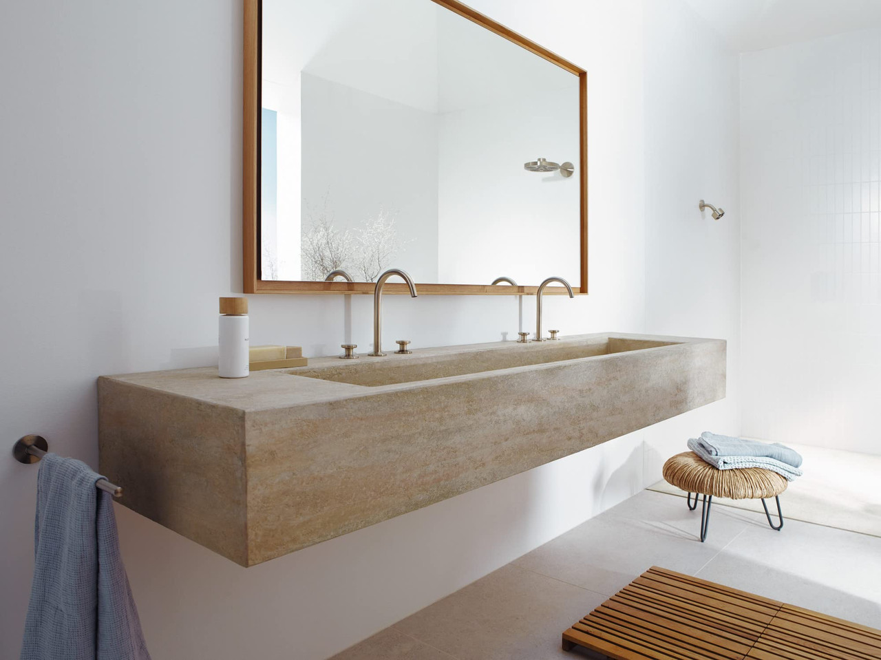 AXOR 48498821 ONE Shower Head 75 1-Jet, 2.5 GPM in Brushed Nickel