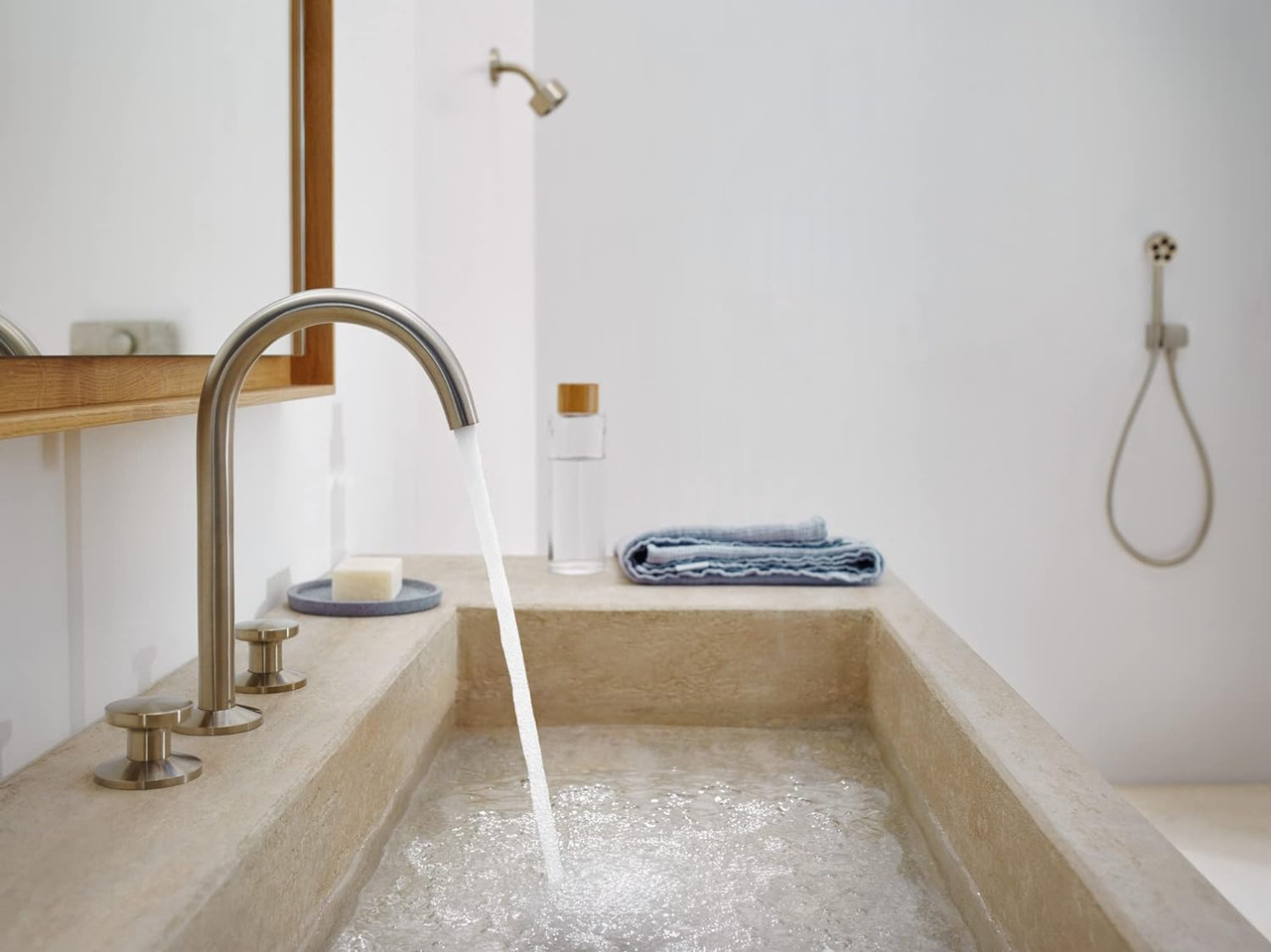 AXOR 48652821 ONE Handshower 1-Jet, 1.75 GPM in Brushed Nickel