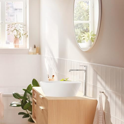 hansgrohe 72524001 Rebris S Single-Hole Faucet 240, 1.2 GPM in Chrome