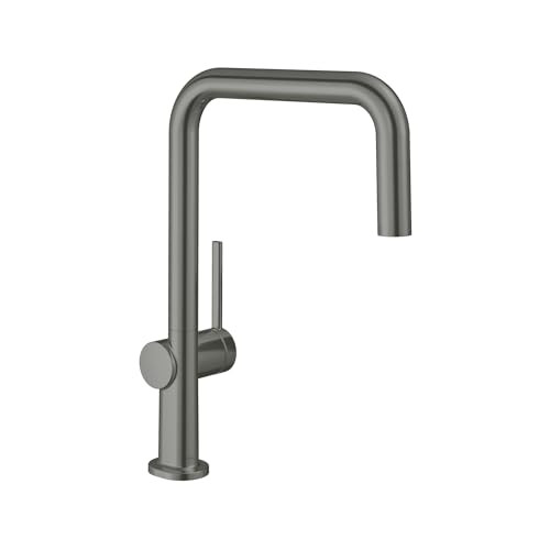 Hansgrohe 72806341 Talis N Kitchen Faucet, U-Style, 1-Spray, 1.75 GPM in Brushed Black Chrome