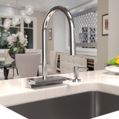 Hansgrohe 73837001 Aquno Select High Arc Kitchen Faucet, 3-Spray Pull-Down, 1.75 GPM in Chrome