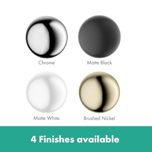 hansgrohe 76010821 Finoris Single-Hole Faucet 100 with Pop-Up Drain, 1.2 GPM in Brushed Nickel