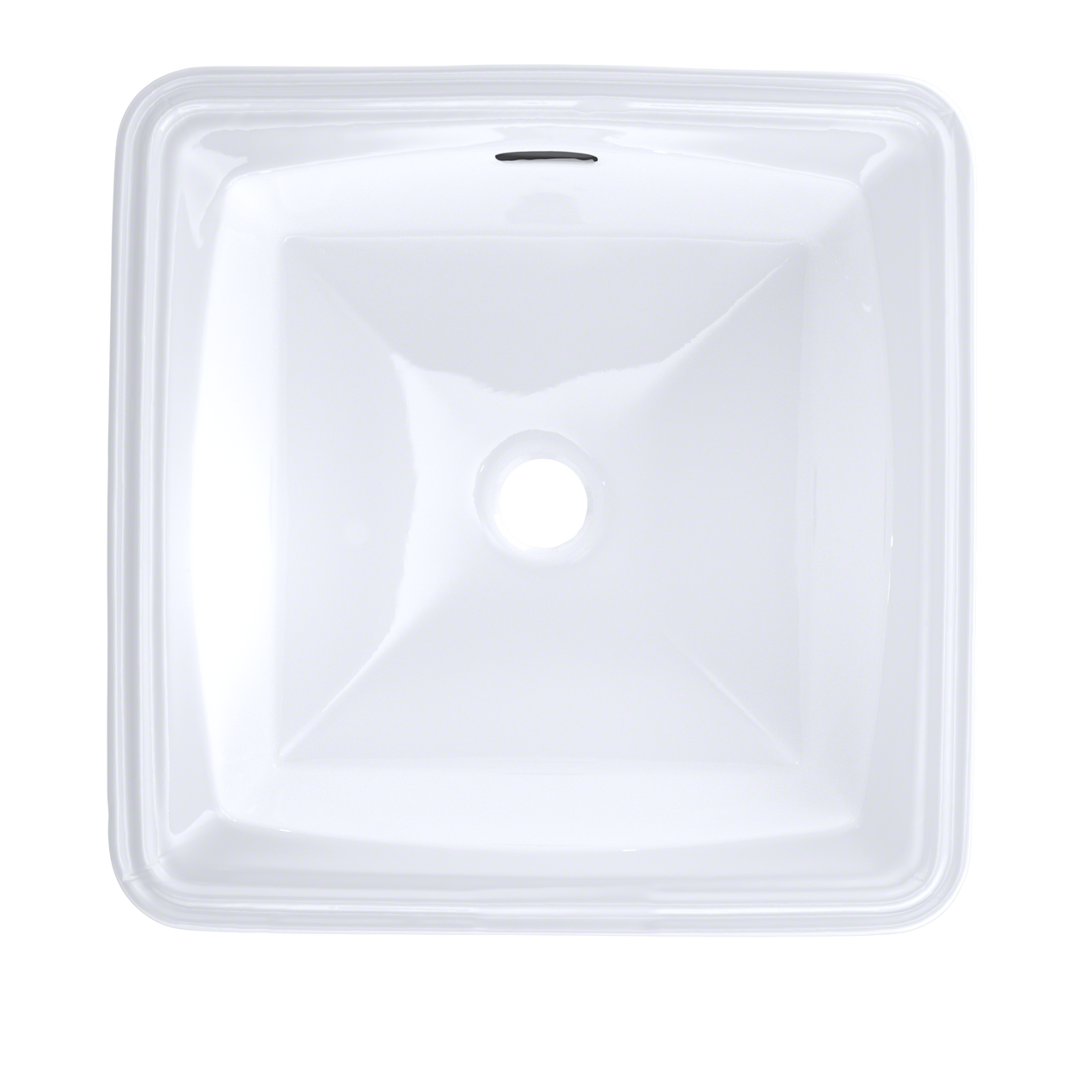 Toto Connelly Square Undermount Bathroom Sink With CeFiONtect, Cotton White