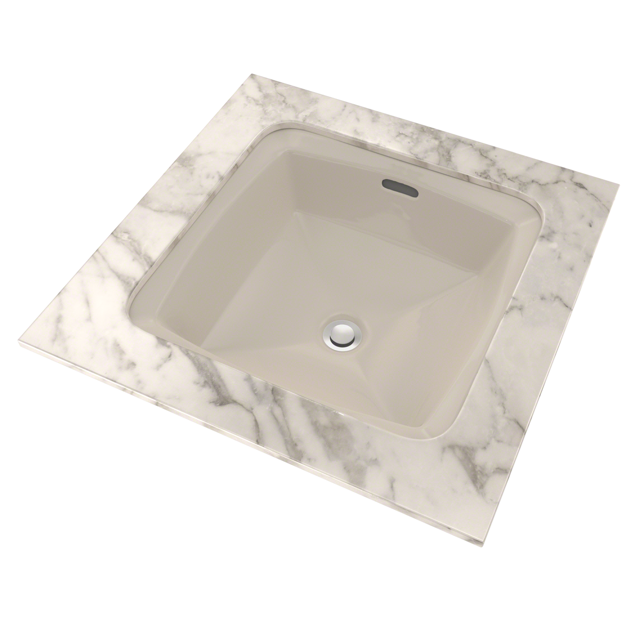 Toto Connelly Square Undermount Bathroom Sink With CeFiONtect, Sedona Beige