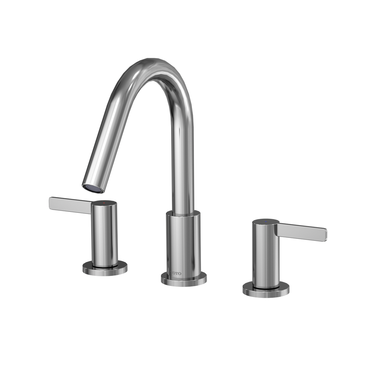 Toto GF Two Lever Handle Deck-Mount Roman Tub Filler Trim, Polished Chrome