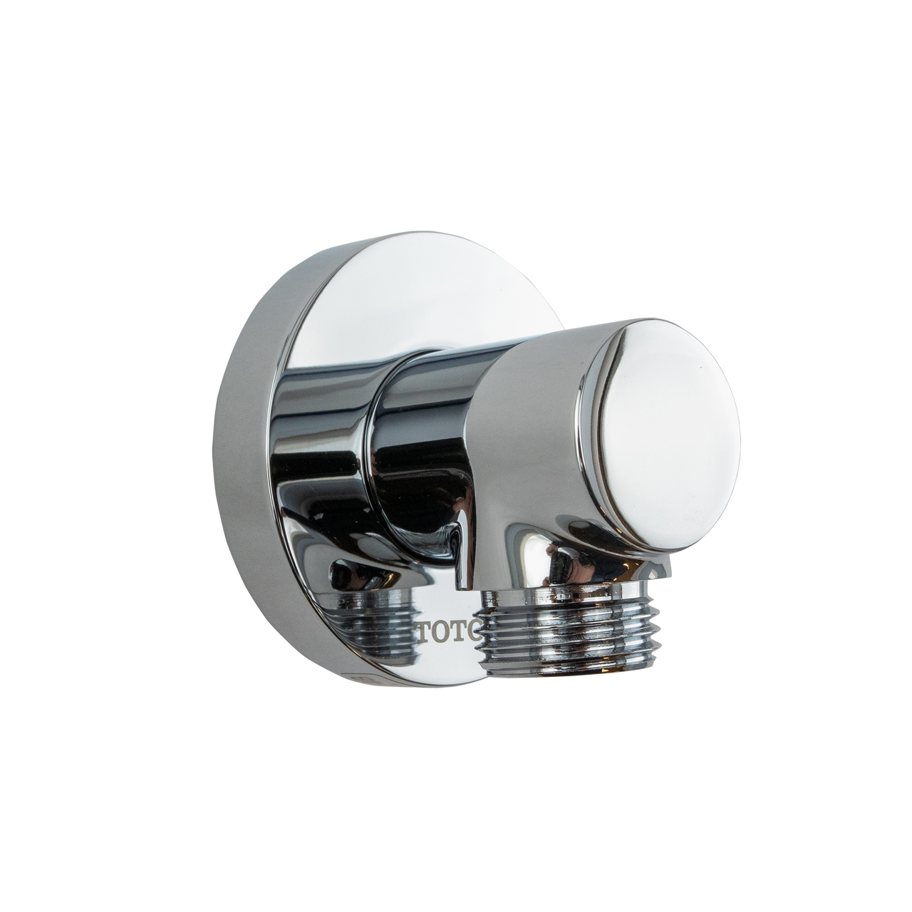 Toto Wall Outlet For Handshower, Round, Polished Chrome
