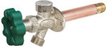 Prier 10 in. Anti-Siphon Quarter Turn Wall Faucet With Soft Grip Handle With 1/2 in. Inlet