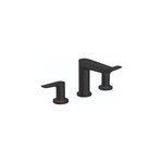 Hansgrohe 71733671 Talis E Widespread Faucet 150 with Pop-Up Drain, 1.2 GPM in Matte Black
