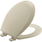 Bemis 500EC 006 Round Enameled Wood Toilet Seat in Bone with EasyClean Hinge