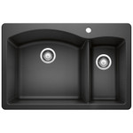 Blanco 440199 Diamond.5 Bowl Silgranit II: Anthracite Drop In Kitchen Sink