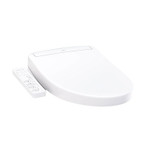 Toto S2 Ultra-Slim Washlet with Instantaneous Heating, Premist and Ewater+ Wand Cleaning with Remote - Elongated in Cotton - SW3346#01