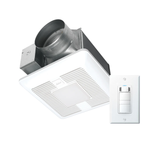 Panasonic WhisperGreen Variable CFM Fan/Light with Condensation Sensor Bundle