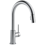 Delta Trinsic 9159-AR-DST Single Handle Pull-Down Kitchen Faucet - Single Handle Lever: Arctic Stainless