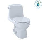 TOTO MS853113E#01 Eco UltraMax One-Piece Round Bowl 1.28 GPF Toilet: Cotton White