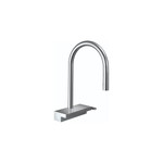 Hansgrohe 73837001 Aquno Select High Arc Kitchen Faucet, 3-Spray Pull-Down, 1.75 GPM in Chrome