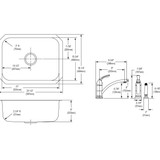 Elkay Dayton Stainless Steel 23-1/2" x 18-1/4" x 8" Single Bowl Undermount Sink and Faucet Kit
