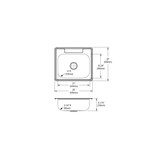 Elkay Dayton Stainless Steel 25" x 22" x 8-1/16", 5-Hole Single Bowl Drop-in Sink