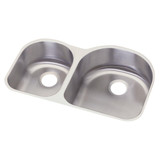 Elkay Dayton Stainless Steel 31-1/4" x 20" x 8", Offset 40/60 Double Bowl Undermount Sink - DXUH3119L