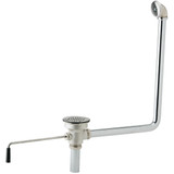 Elkay 3-1/2" Drain Fitting Rotary Lever Operated with Overflow with 2" Drain