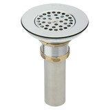 Elkay 3-1/2"Drain Nickel Plated Brass Body Vandal-resistant Strainer and Tailpiece