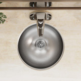 Elkay Asana Stainless Steel 14-3/8" x 14-3/8" x 6", Single Bowl Undermount Bathroom Sink