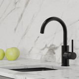 Elkay Avado Single Hole Bar Faucet with Lever Handle Matte Black