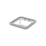 Elkay Celebrity Stainless Steel 15" x 15" x 6-1/8", 2-Hole Single Wide Bowl Drop-in Bar Sink