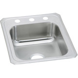 Elkay Celebrity Stainless Steel 17" x 21-1/4" x 6-7/8", 3-Hole Single Bowl Drop-in Sink