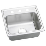 Elkay Celebrity Stainless Steel 19" x 18" x 7-1/8", 3-Hole Single Bowl Drop-in Sink