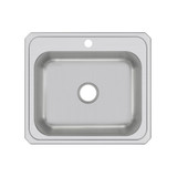 Elkay Celebrity Stainless Steel 25" x 22" x 7", 1-Hole Single Bowl Drop-in Sink