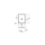 Elkay CuVerro Antimicrobial Copper 17" x 22" x 10-1/8" 3-Hole Single Bowl Drop-in Sink